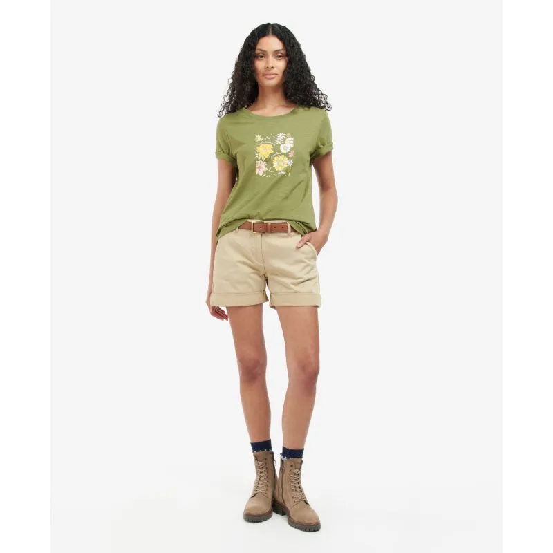 Barbour Coraline Ladies T-Shirt - Olive Tree