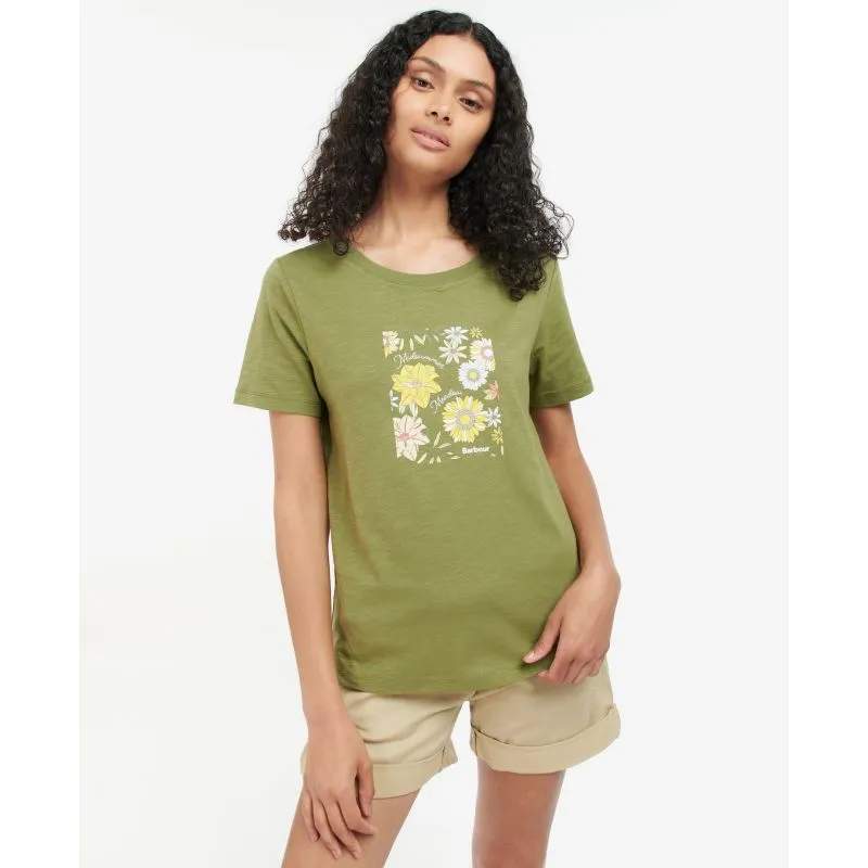 Barbour Coraline Ladies T-Shirt - Olive Tree