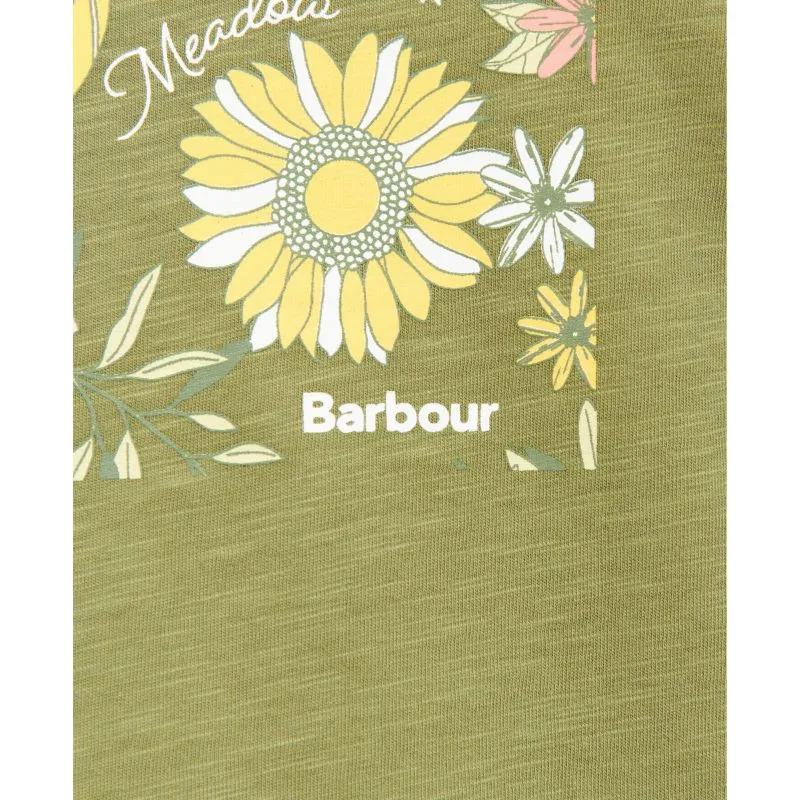 Barbour Coraline Ladies T-Shirt - Olive Tree