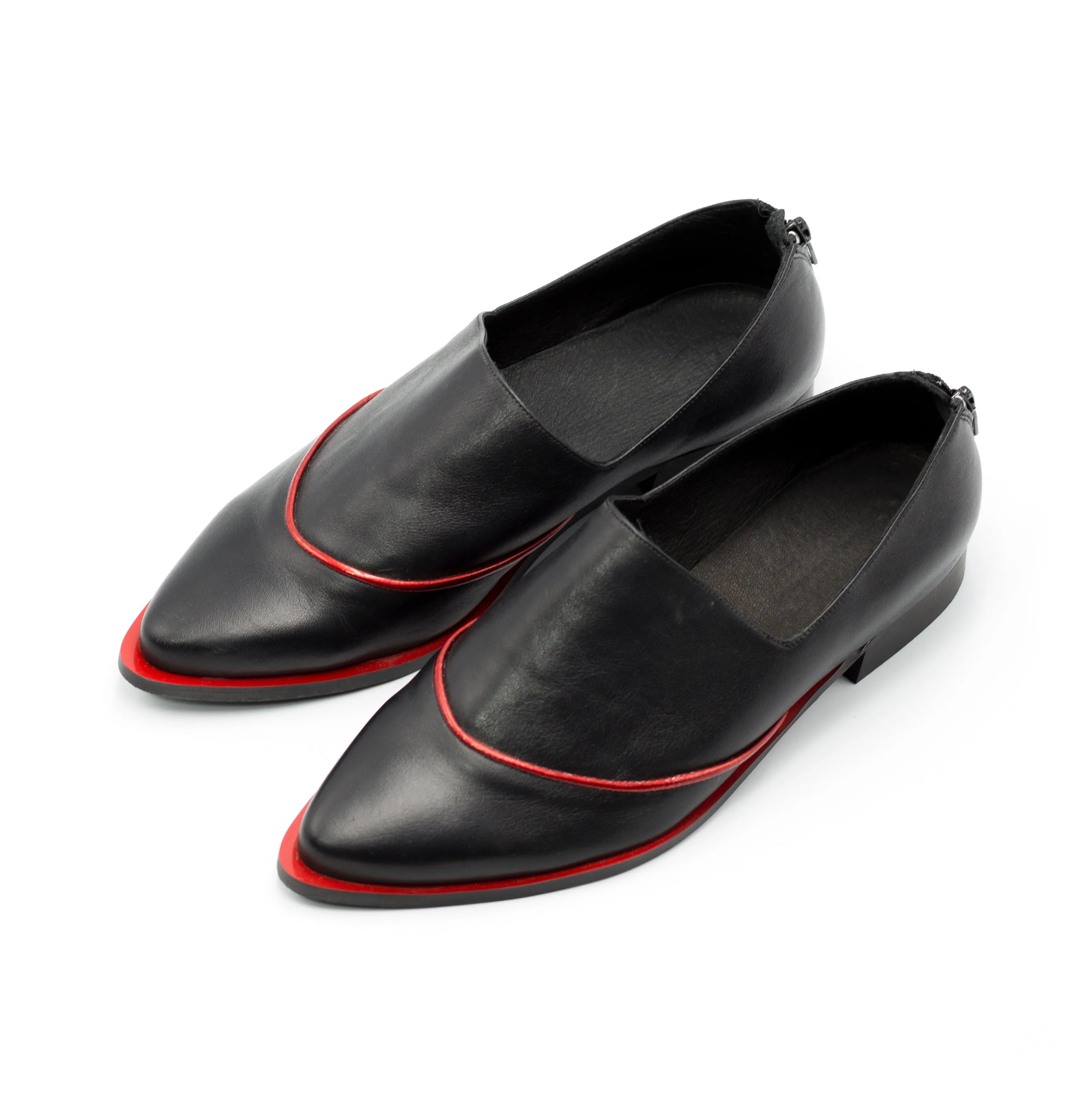 Brandy - Red Sole Flat Shoes