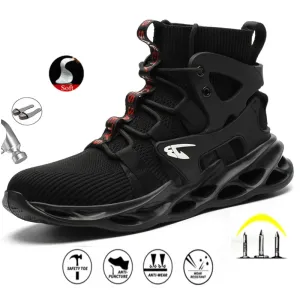 Breathable Men's Steel Toe Safety Shoes