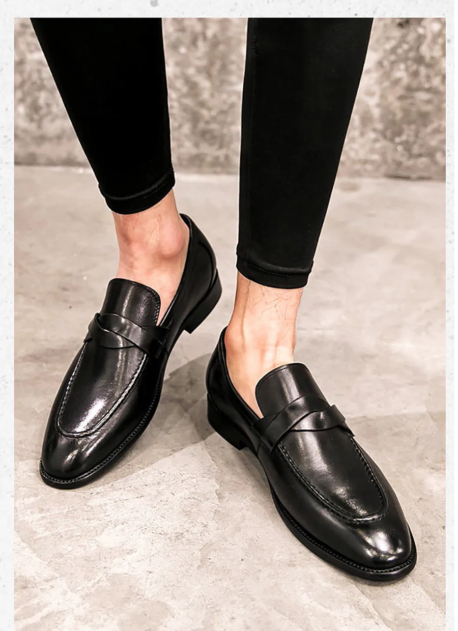 Breathable PU Leather Men Loafers