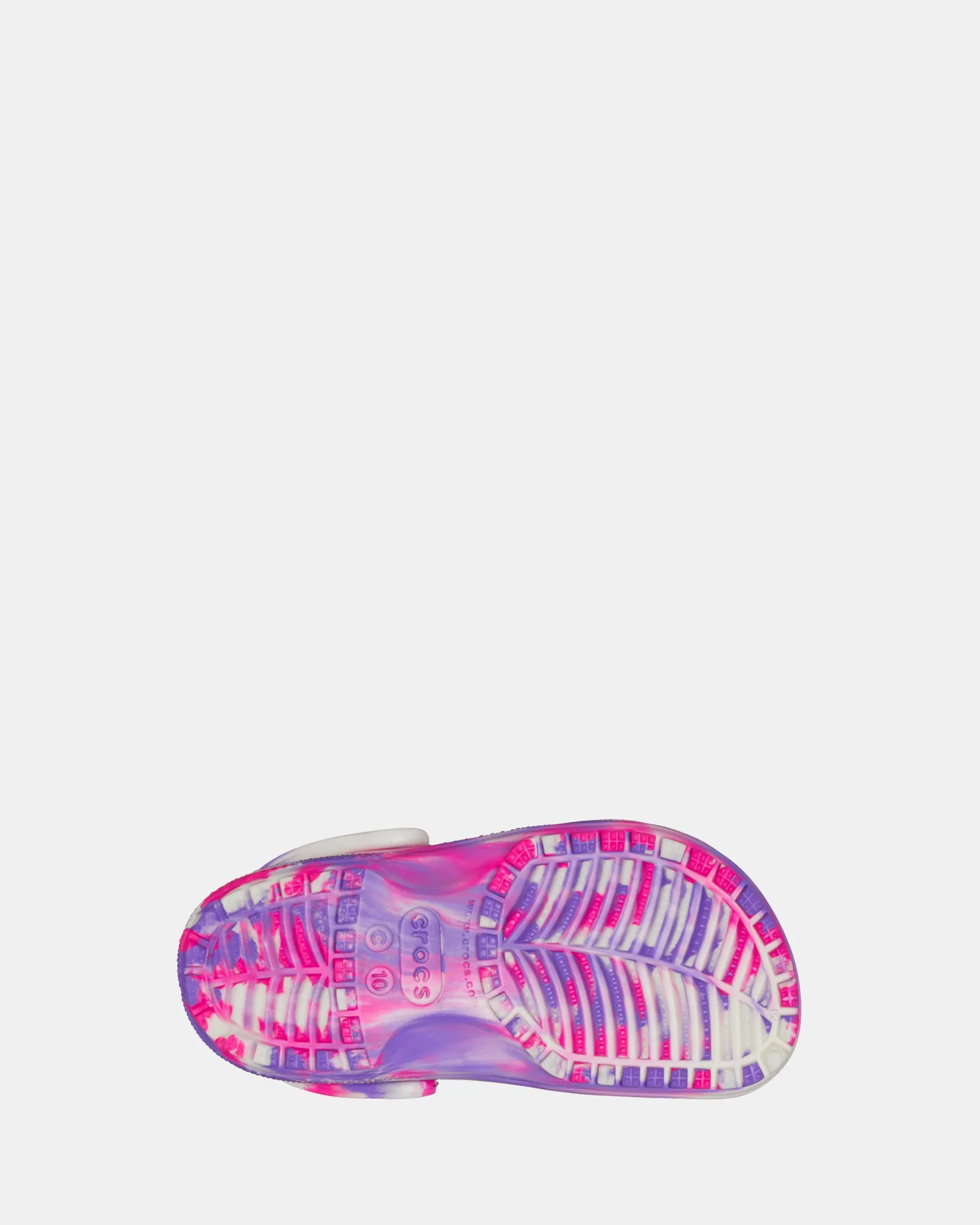 Classic Glow Marble Clog Infant Pink Crush/Multi