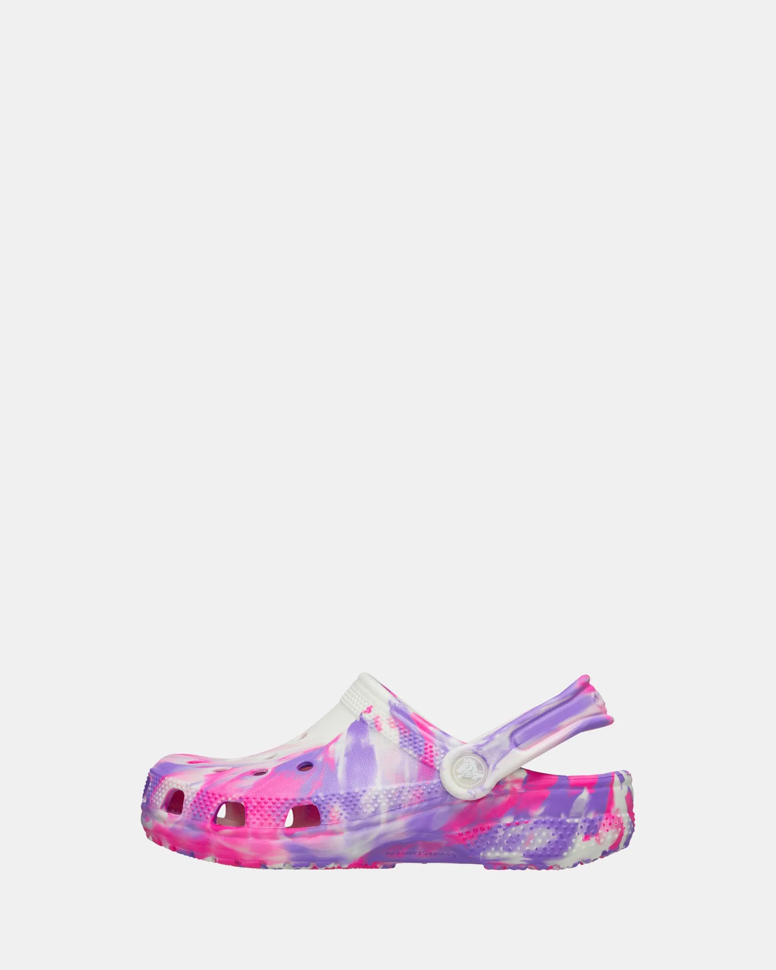 Classic Glow Marble Clog Infant Pink Crush/Multi