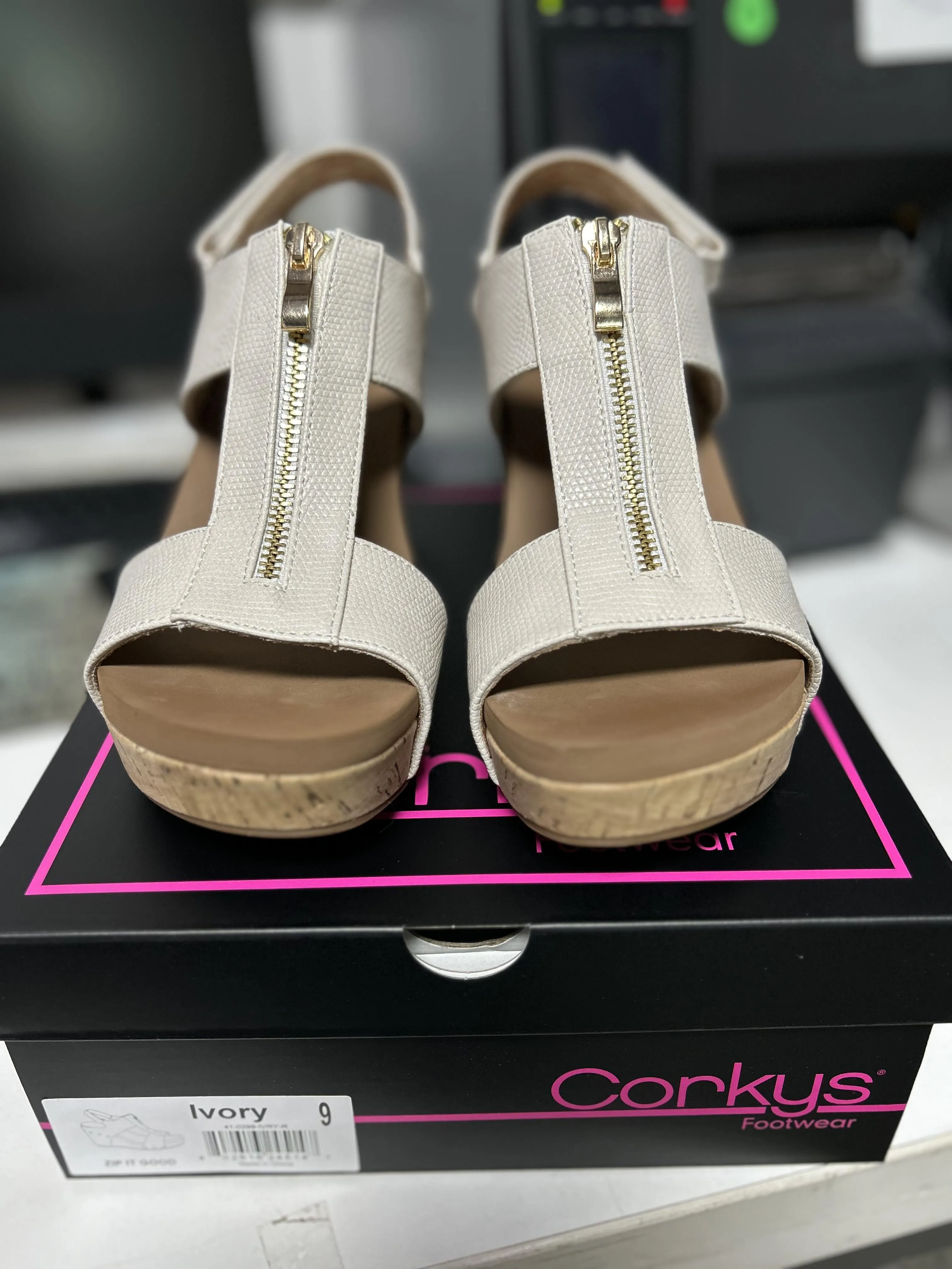 CORKYS Zip It Good Sandals - Ivory*