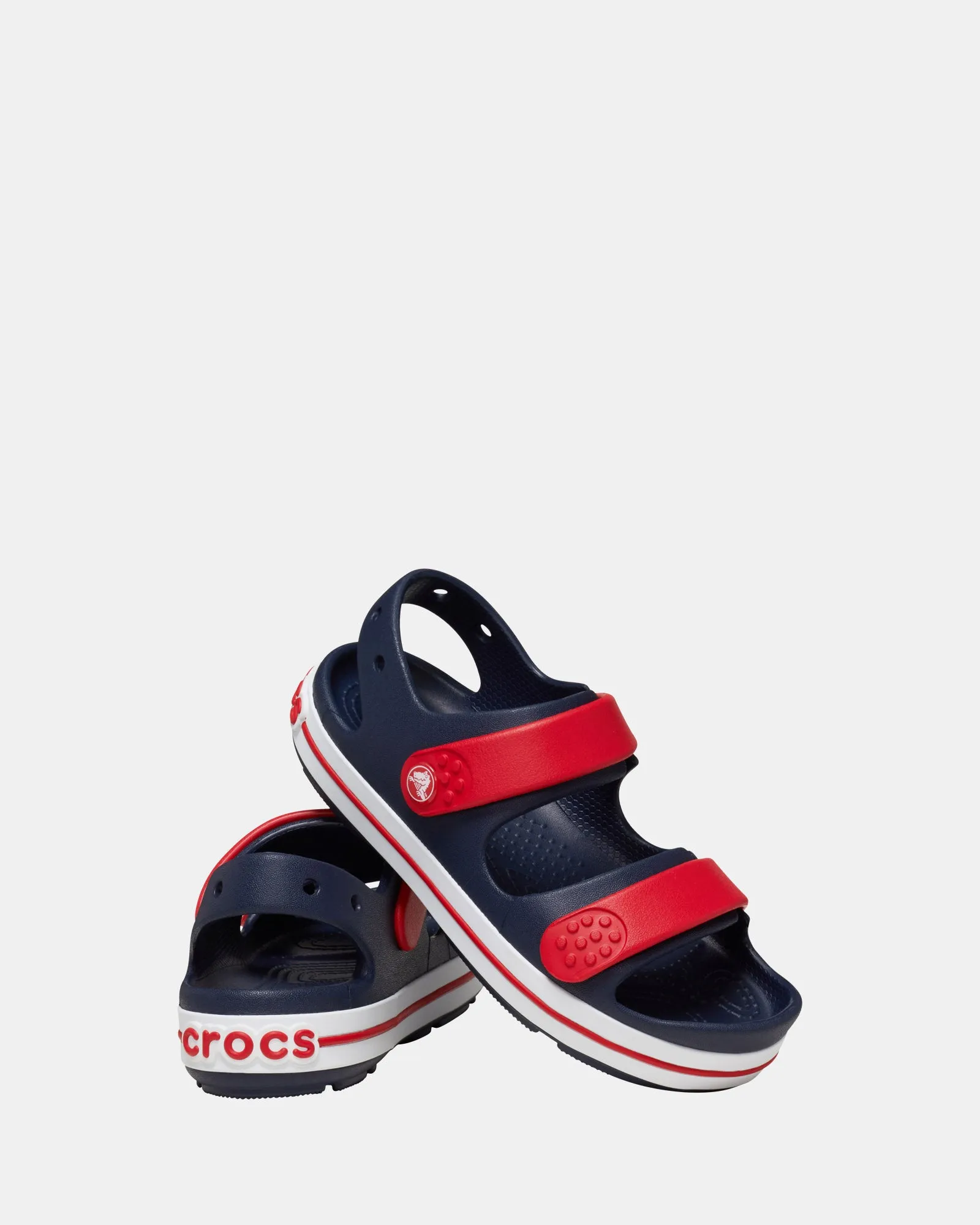 Crocband Cruiser Sandal Youth Navy/Varsity Red