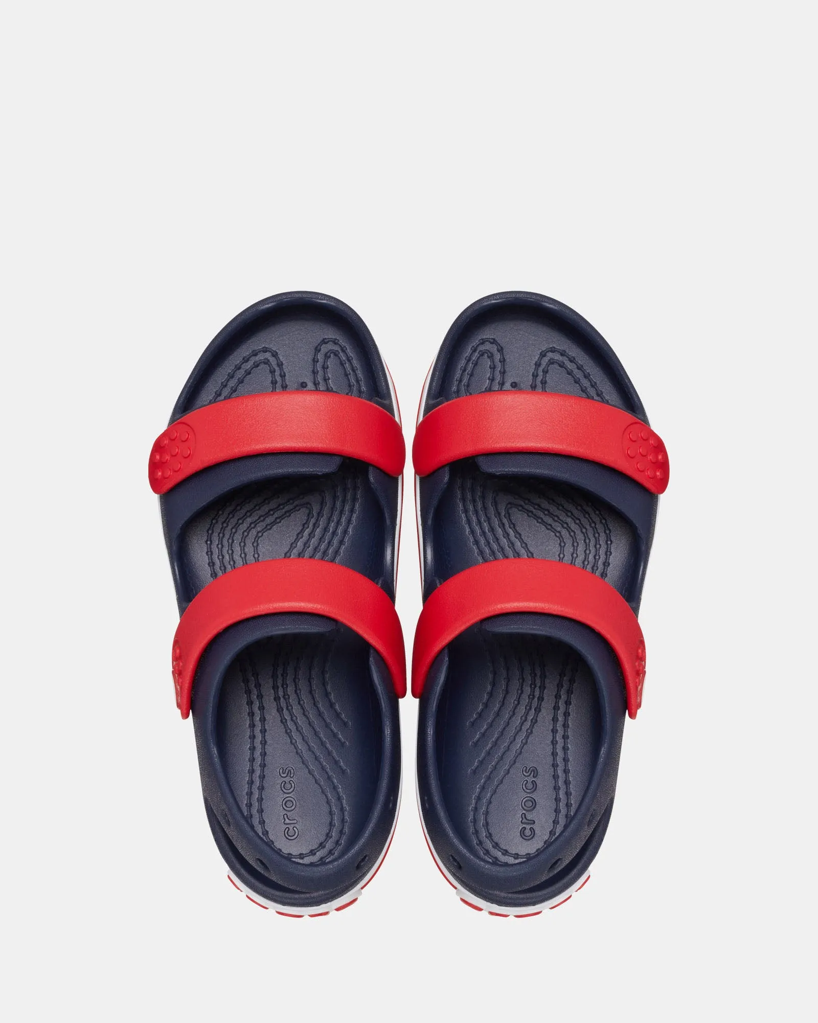 Crocband Cruiser Sandal Youth Navy/Varsity Red