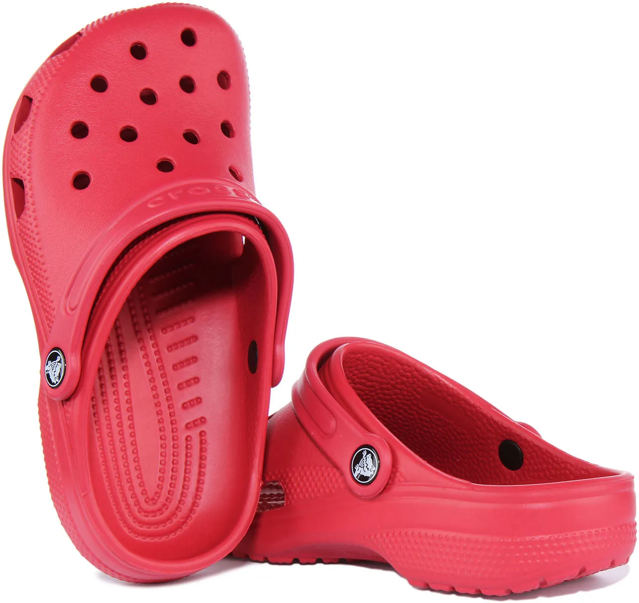 Crocs Classic Junior In Red For Kids