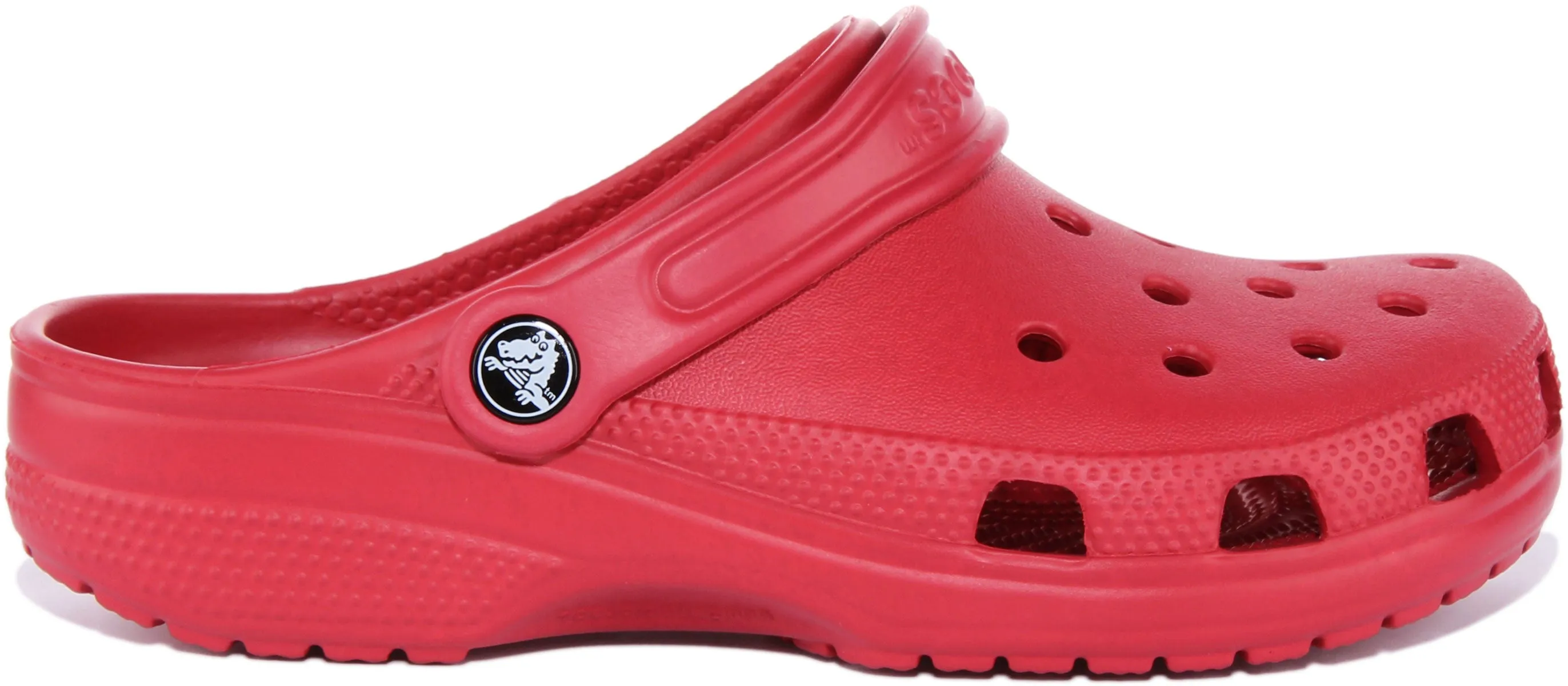 Crocs Classic Junior In Red For Kids