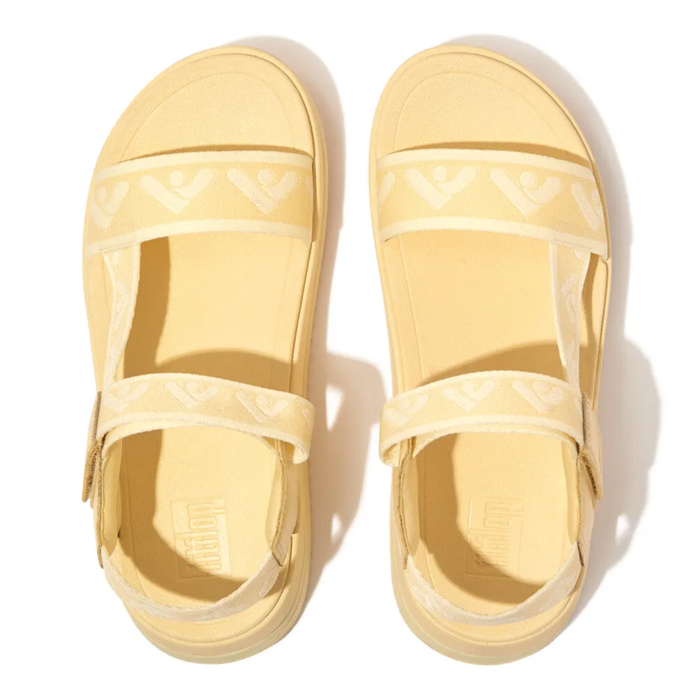 Fitflop Surff Webbing Back Strap Sandals Mellow Yellow