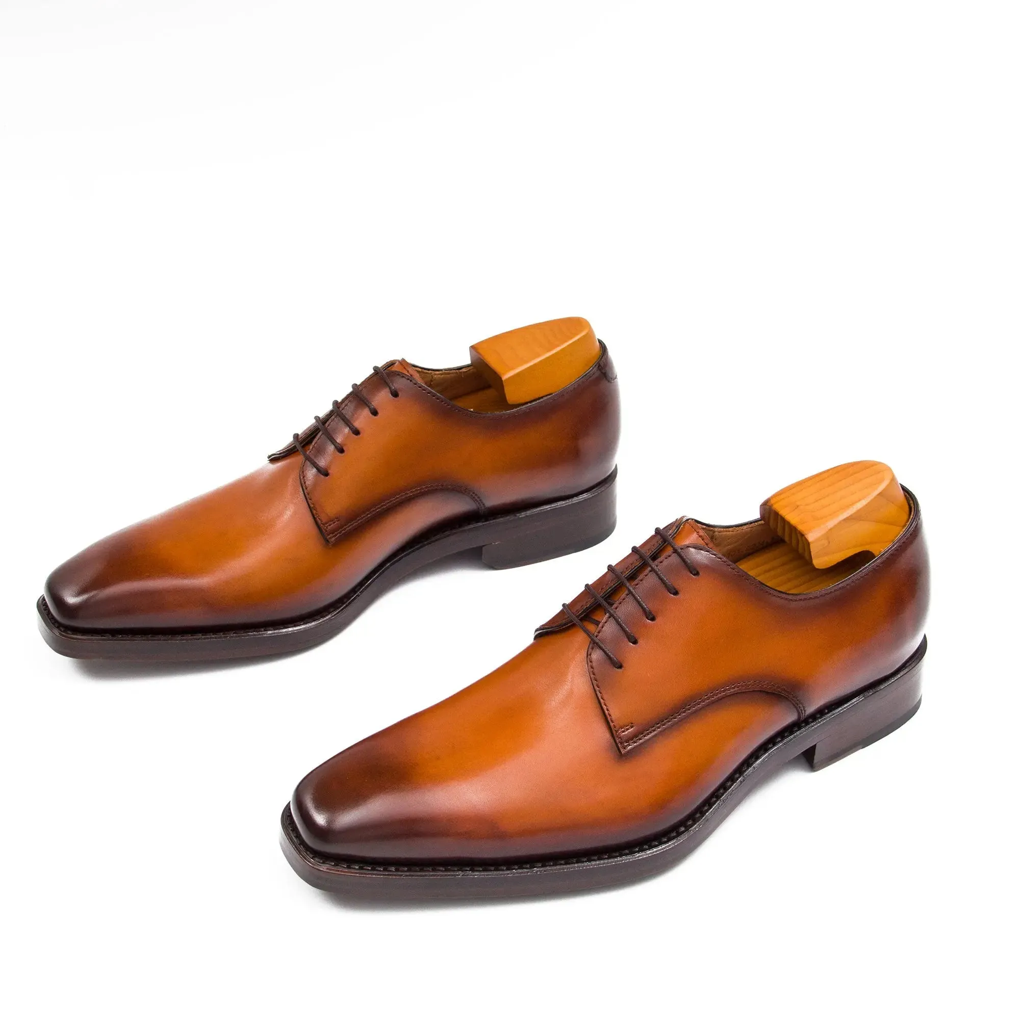 Goodyear Handmade Leather Derby Shoes