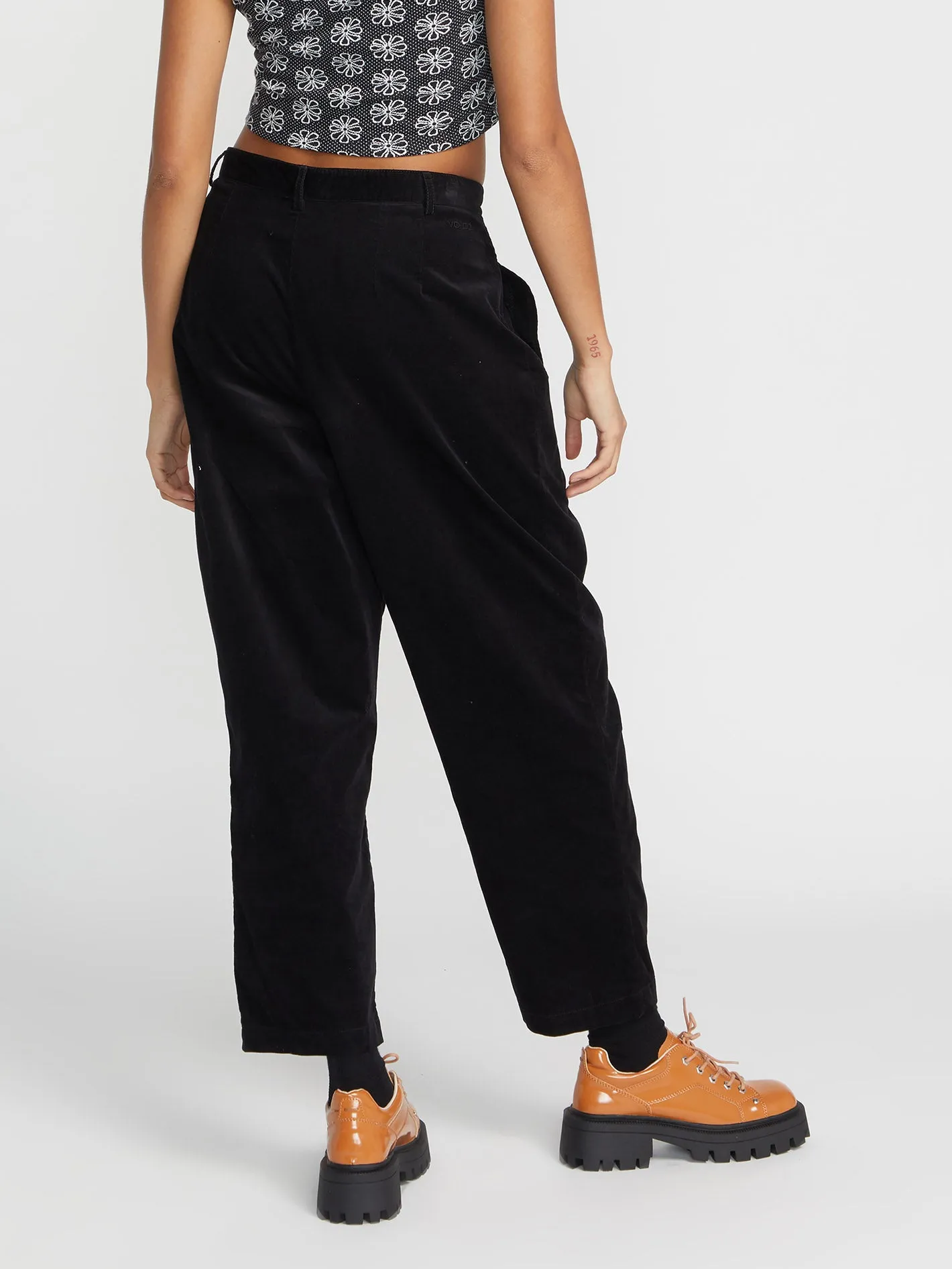 Histone Corduroy Trousers - BLACK