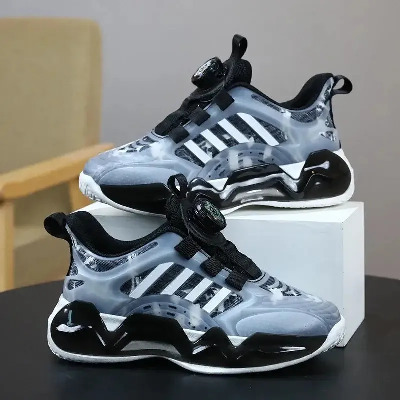 Kids Back To School Swivel Buckle Breathable Tennis Shoes