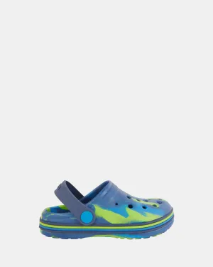 Kye Tie Dye Clog Blue