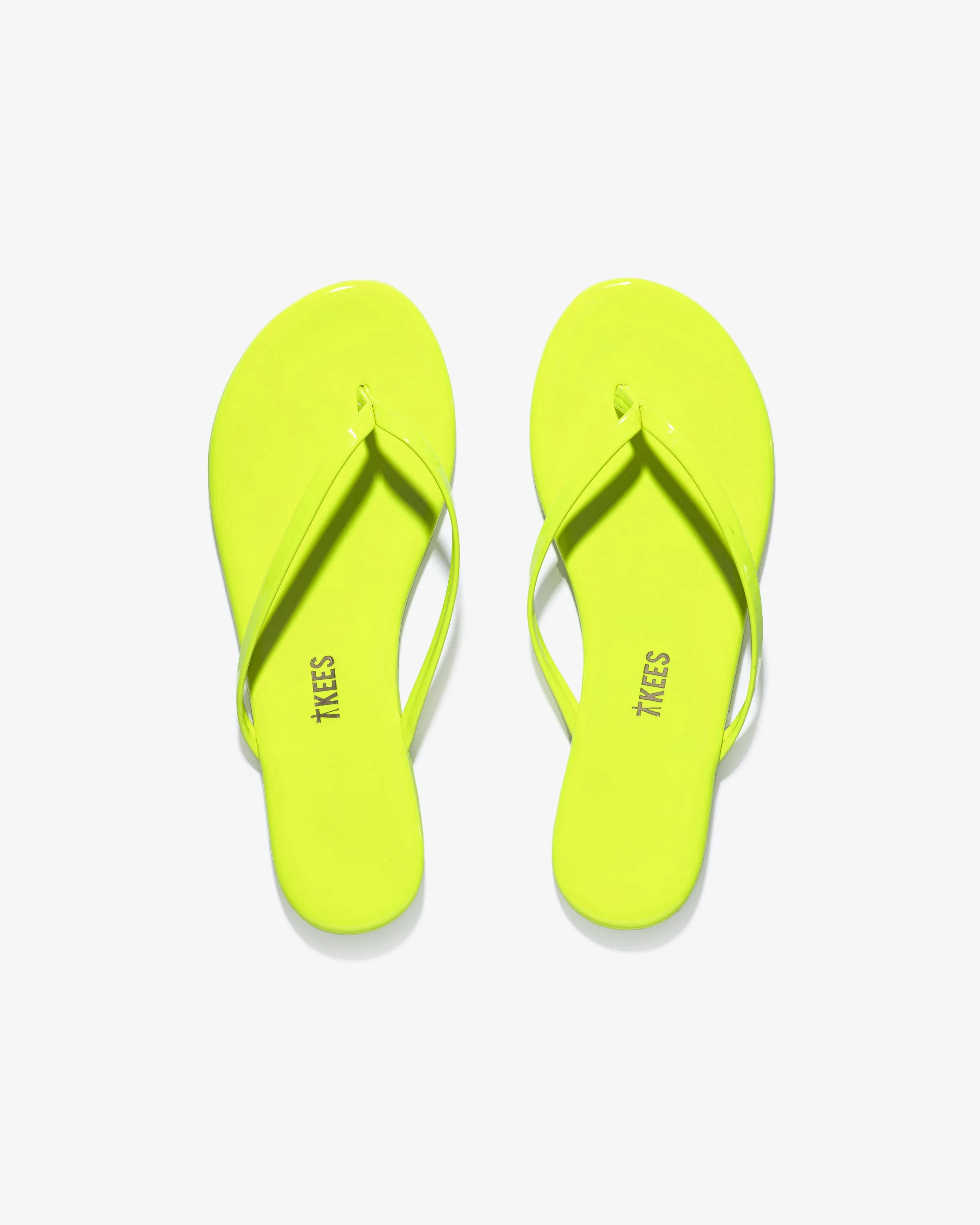 Lily Patent - Neon Yellow