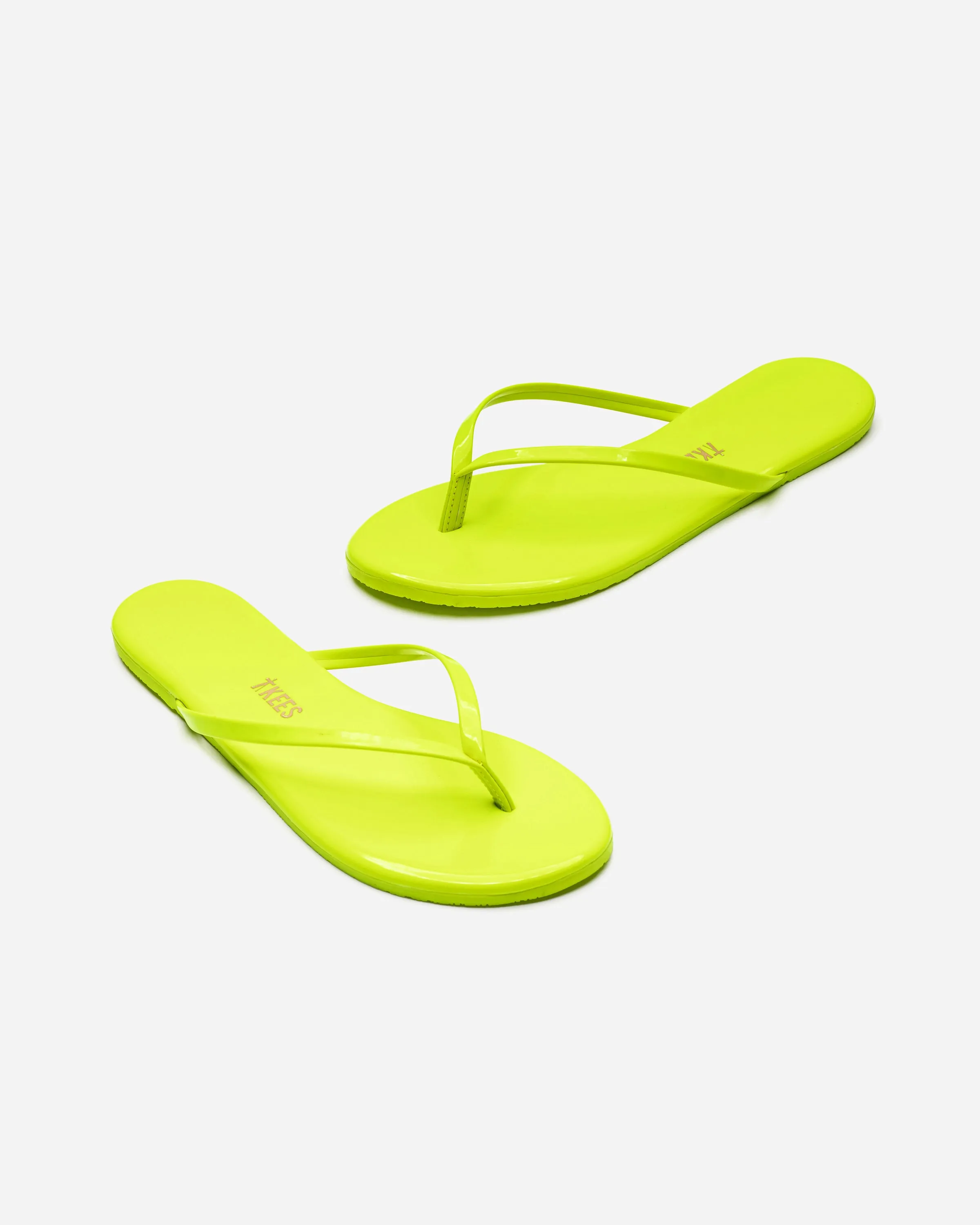 Lily Patent - Neon Yellow