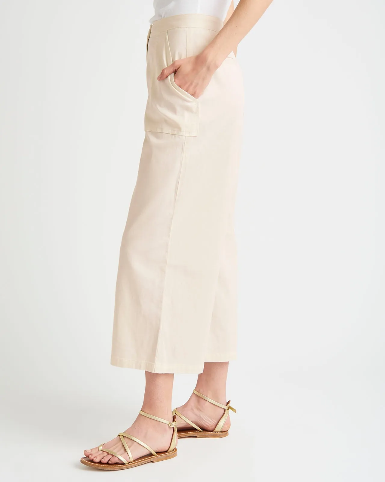 Margaret Wide Crop Trouser