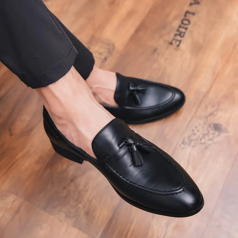 Men's Loafers Moccasins Breathable Dress Shoe