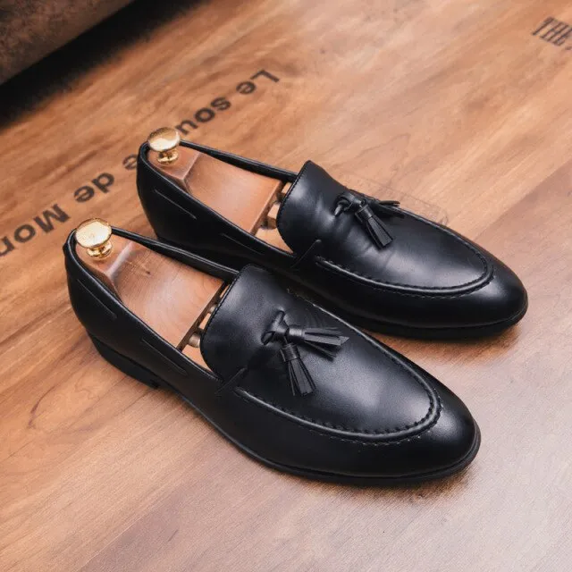 Men's Loafers Moccasins Breathable Dress Shoe