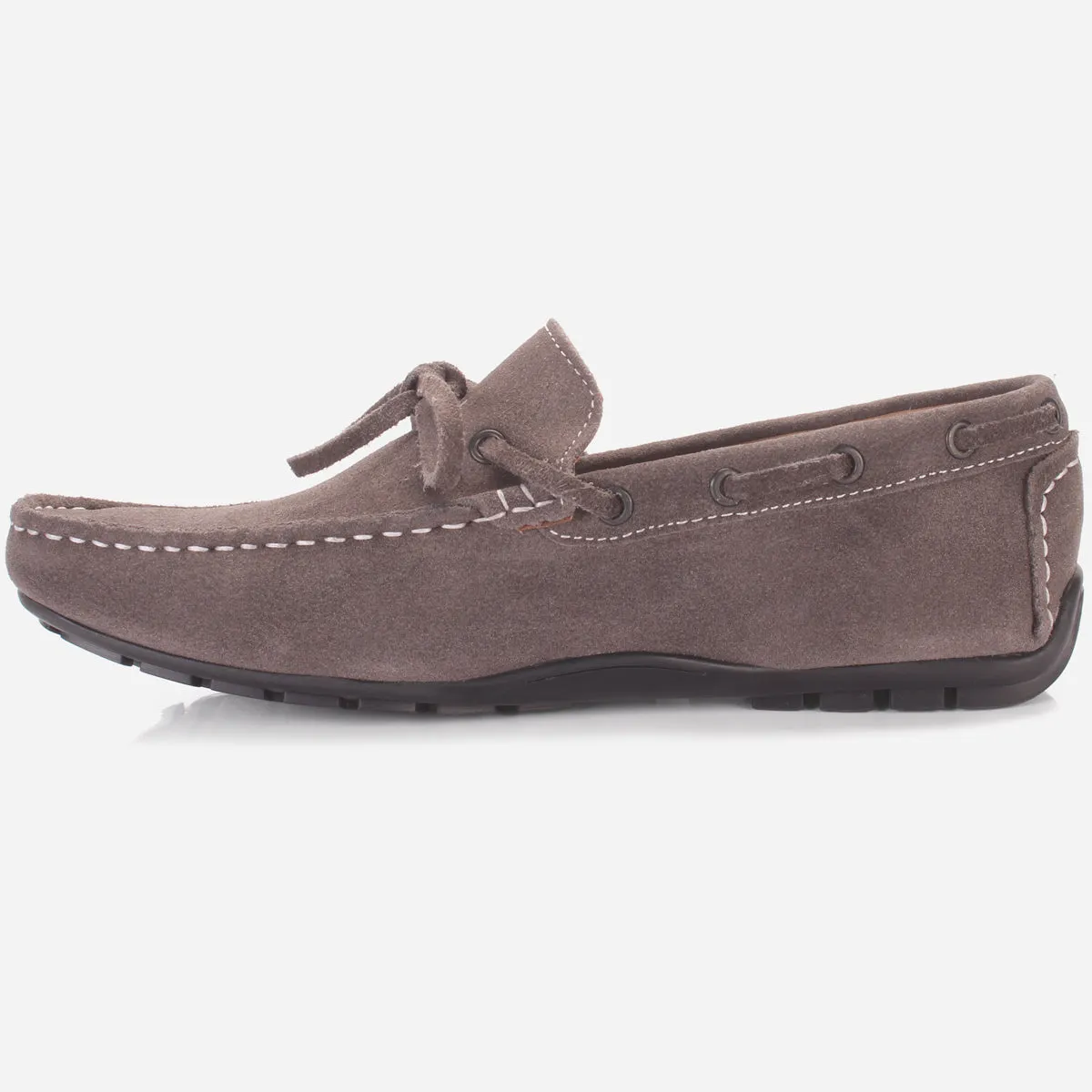 Mens "HUXY" Leather Slip-ons Moccasins