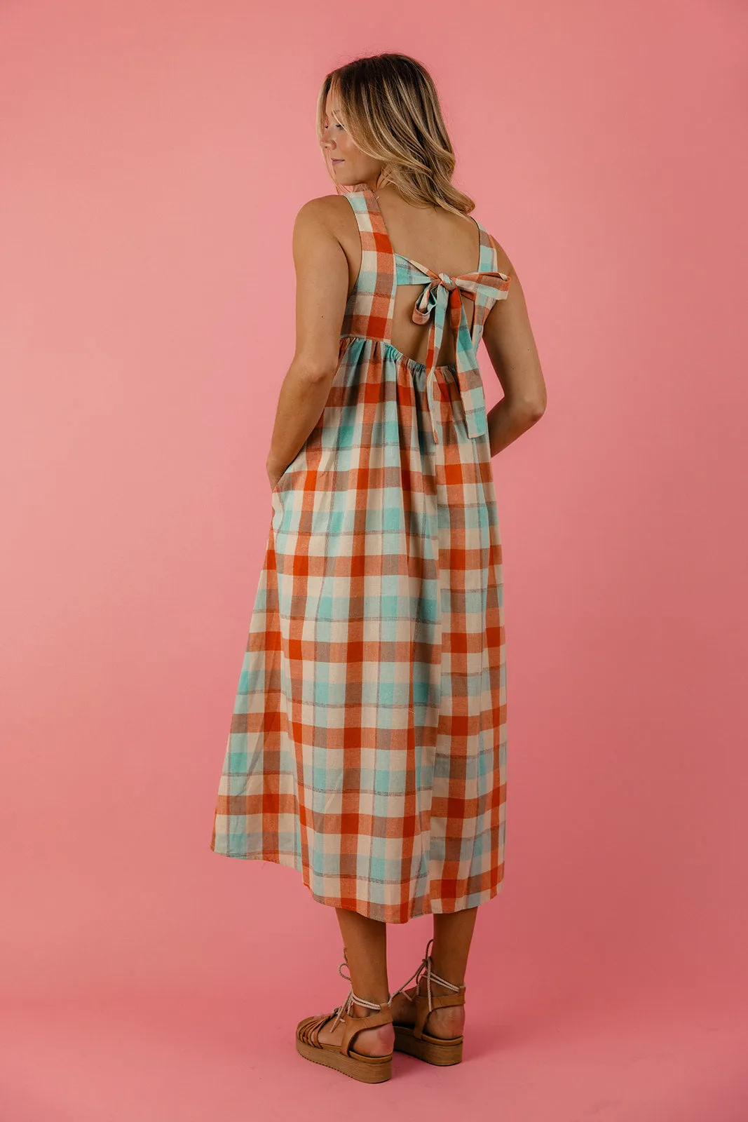 Mindi Plaid Babydoll Dress