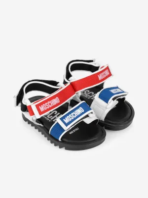 Moschino Boys Sandals - Logo Strap Sandals