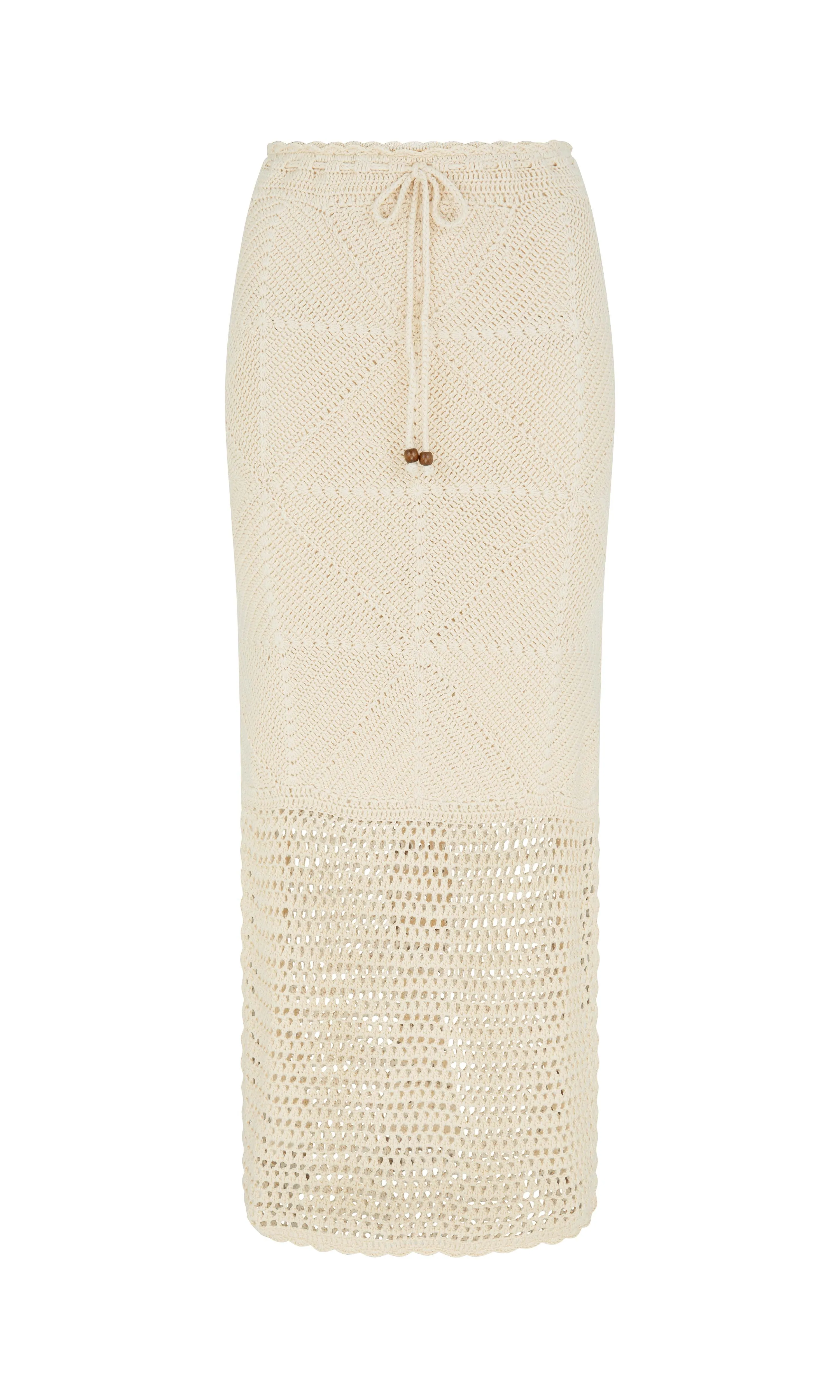 Salina Crochet Midi Skirt