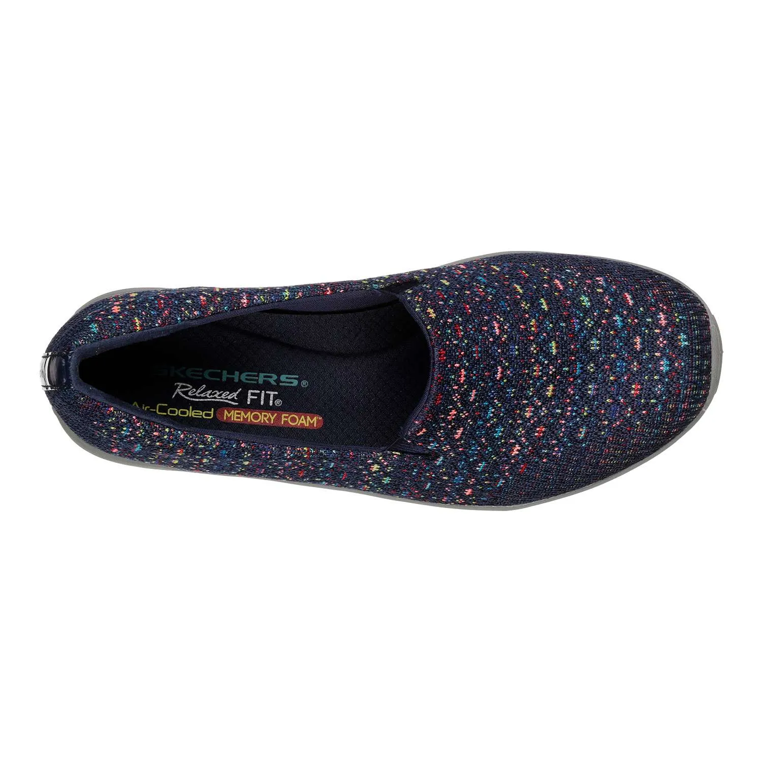 Skechers Women's Reggae Fest-Wicker-Engineered Knit Twin Gore Slip On