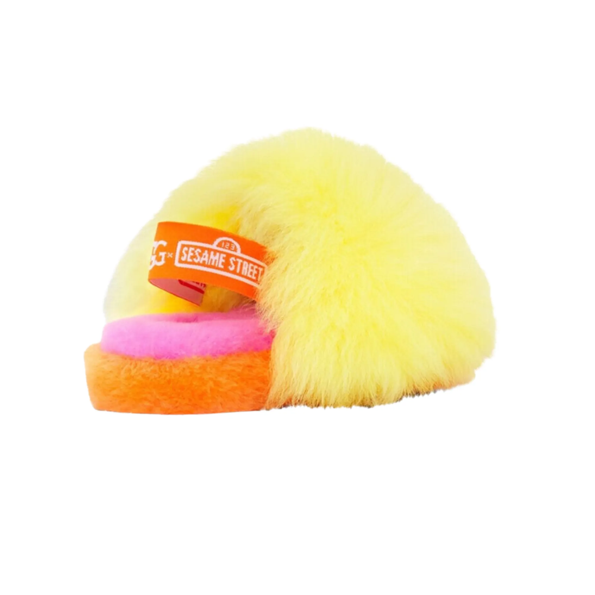 Ugg X Big Bird Girl's Kid's Slip On Fluff Yeah Slide Sandals