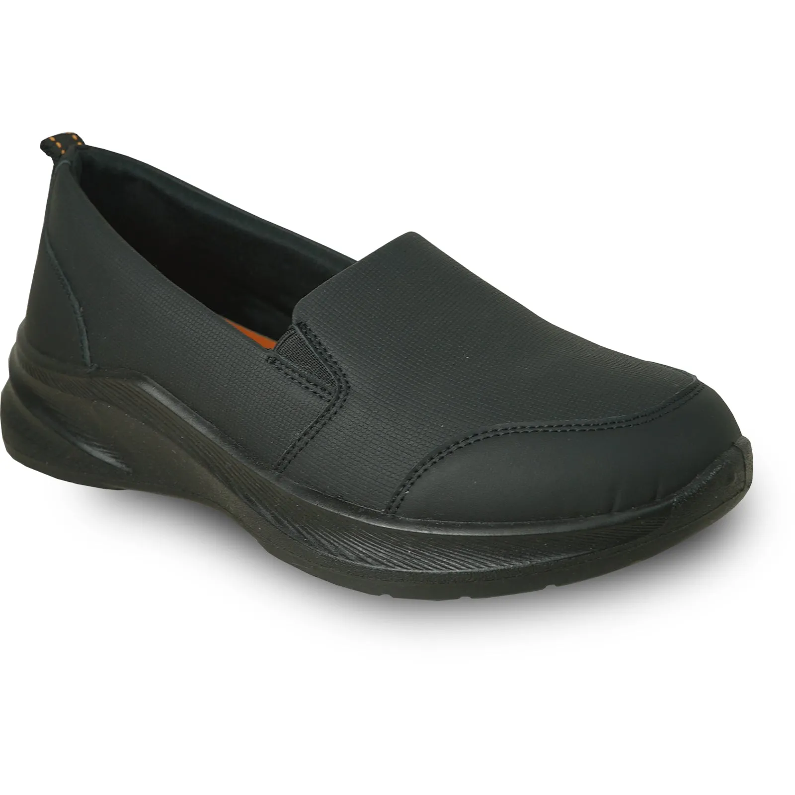 VANGELO Women Slip Resistant Shoe ARIA-2 Black  - Wide Width Available