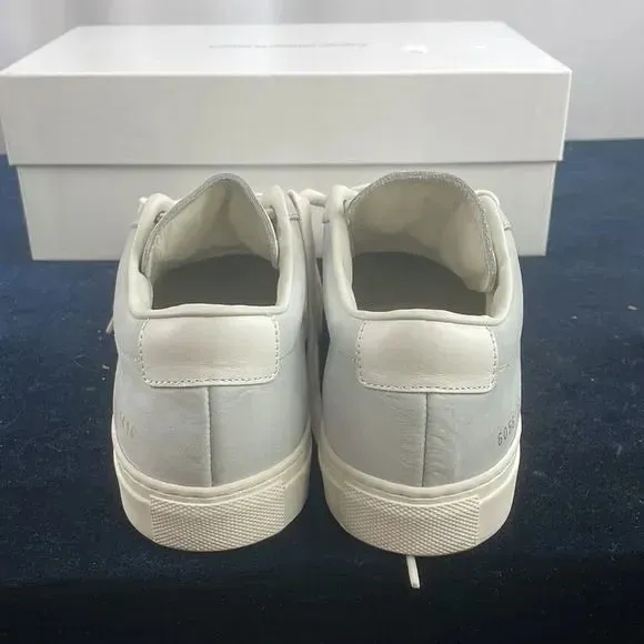 Woman by Common Projects Grey Suede Lace Sneakers with Box