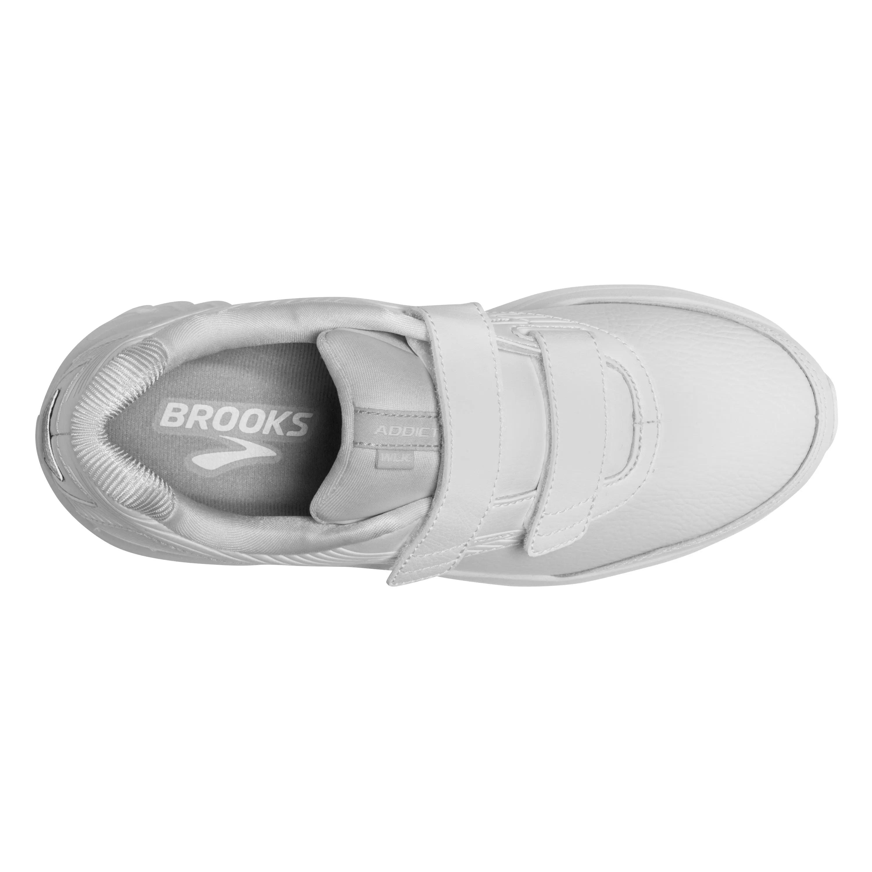 Women's Brooks Addiction Walker V-Strap 2 Color: White/White